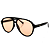 Óculos fashion Ferrovia em acetato com lente clara 642918 - Imagem 2