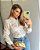 Camisa Branca Bordada Organza - Imagem 2
