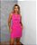 Vestido Pink Brilhante - Imagem 1