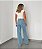 Wide Leg Listras Jeans - Imagem 3