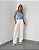 Wide leg Jeans Off White - Imagem 2
