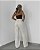 Wide leg Jeans Off White - Imagem 3