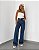 Wide leg jeans com lycra - Imagem 1