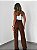 Calça wide leg marrom - Imagem 3