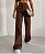 Calça wide leg marrom - Imagem 1