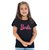 T-Shirt verão infantil menina Preta Barbie - Imagem 1