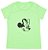 T-Shirt verão infantil menina Verde Neon Minnie - Imagem 4