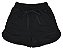 Shorts verão menina moletinho boxer bolso lateral Preto - Imagem 2