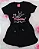 Conjunto Infantil Short Preto c/ Camiseta Princess 2 ao 14 - Imagem 1
