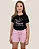 Conjunto Infantil Short Rosa c/ Camiseta Princess 2 ao 14 - Imagem 2