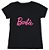 T-Shirt verão Feminina Adulta camiseta Preta Barbie - Imagem 3
