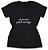 T-Shirt verão Feminina Adulta camiseta Preta Good Energy - Imagem 1