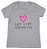 T-Shirt verão Feminina Adulta camiseta Mescla Let Life - Imagem 3