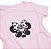 T-Shirt verão Feminina Adulta camiseta Rosa Bebê Minnie - Imagem 2