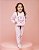 Conjunto Inverno  moletom feminino infantil Rosa Bebê For Adventure - Imagem 1