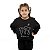 Conjunto Inverno moletom feminino infantil Preto Wor'd Is Mine - Imagem 2