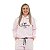 Conjunto Inverno moletom peluciado feminino com capuz e bolso canguru adulto rosa claro inspire - Imagem 2