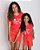 Conjunto verão Mãe e Filha vermelho Corações - Tamanhos 2 ao GG - Imagem 1