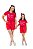 Conjunto verão Mãe e Filha vermelho Corações - Tamanhos 2 ao GG - Imagem 5