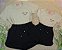 Conjunto verão Mãe e Filha Camiseta Bordada 'seja leve' e Shorts boxer preto - Tamanhos 2 ao GG - Imagem 2