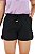 Conjunto verão Feminino: Shorts Preto e Camiseta lilás Smile - Imagem 6
