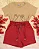 Conjunto Infantil Short Bordô c/ Camiseta Juramento 2 ao 14 - Imagem 1