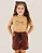 Conjunto Infantil Juramento c/ Shorts Marrom 2 ao 14 - Imagem 2