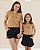 Conjunto Verão Mãe e Filha juramento de dedinhos e shorts preto - Tamanhos 2 ao GG - Imagem 1