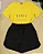Conjunto Infantil grow positive c/ Shorts Preto 2 ao 14 - Imagem 1