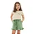 Conjunto Infantil Seja Leve c/ Shorts Verde 2 ao 14 - Imagem 6