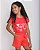 Conjunto Infantil Corações c/ Shorts Vermelho 2 ao 14 - Imagem 2