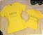 Kit Mãe e Filha Camiseta Amarela Grow Positive - Tamanhos 2 ao G3 - Imagem 2