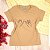 T-Shirt verão Mãe e filha "estampa juramento dedinho" - Tamanhos 2 ao G3 - Imagem 3