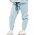 Calça grossa de Moletom Pelúciado quentinho na cor Azul Claro unisex - Imagem 1