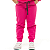 Calça grossa de Moletom Para Meninas Pelúciado Quentinha Na Cor Pink - Imagem 1