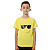 Camiseta Para Meninos Amarela Estampada Óculos Escuros - Imagem 1