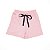 Shorts Bolso Lateral Feminino Adulto Rosa Bebê - Imagem 1