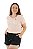 Conjunto verão feminino: Camiseta salmão bolsinho Snopy e Shorts boxer preto - Imagem 2