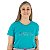 T-Shirt verão Feminina Adulta camiseta Azul Piscina More self P ao G3 - Imagem 1