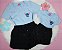 Conjunto verão Mãe e Filha: Camiseta Bordada Stitch e Shorts preto - Tamanhos 2 ao GG - Imagem 1