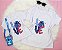 Kit Mãe e Filha Camiseta Stitch Love Branca – Tamanhos 2 ao G3 - Imagem 1