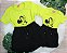 Conjunto verão Mãe e Filha Minnie Neon - Tamanhos 2 ao GG - Imagem 1