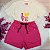 Conjunto verão Mãe e Filha bolsinho gatinho  e shorts preto - Tamanhos 2 ao GG - Imagem 2