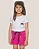 Conjunto Infantil Gatinho c/ Shorts Pink 2 ao 14 - Imagem 2