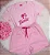 Conjunto Barbie Rosa Claro: Camiseta Algodão, Shorts 2 ao 14 - Imagem 4