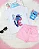 Conjunto Infantil Stitch Love c/ Shorts Rosa Claro 2 ao 14 - Imagem 1