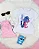Conjunto Infantil Stitch Love c/ Shorts Rosa Claro 2 ao 14 - Imagem 3