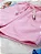 Conjunto Infantil Stitch Love c/ Shorts Rosa Claro 2 ao 14 - Imagem 4