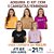 KIT 5 CAMISETAS FEMININA TAMANHOS P AO G3 – Apenas R$22,90 cada - Imagem 1