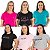 KIT 20 CAMISETAS FEMININA TAMANHOS P AO G3 – Apenas R$21,50 cada - Imagem 2